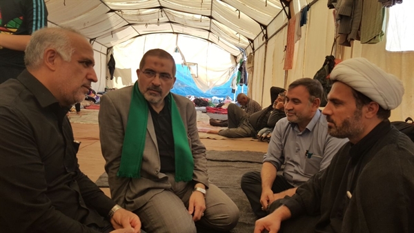 بازدید سرکنسول جمهوری اسلامی ایران در کربلای معلی از موکب شهدای منا